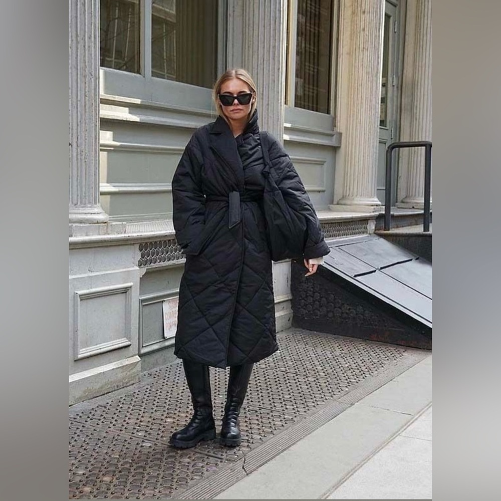 Quilted Long Jacket